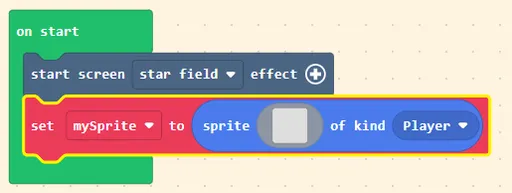 Snapshot from Makecode