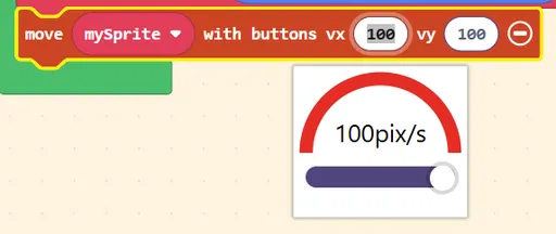 Snapshot from Makecode