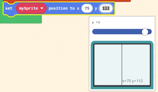 Snapshot from Makecode
