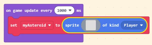 Snapshot from Makecode