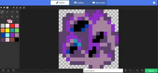 Snapshot from Makecode