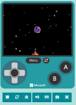 Snapshot from Makecode