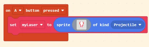 Snapshot from Makecode