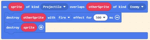 Snapshot from Makecode