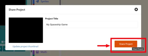 Snapshot from Makecode
